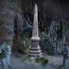 Grave and Bones Halloween Obelisk Tombstone Decoration 8 Feet - 2 of 4