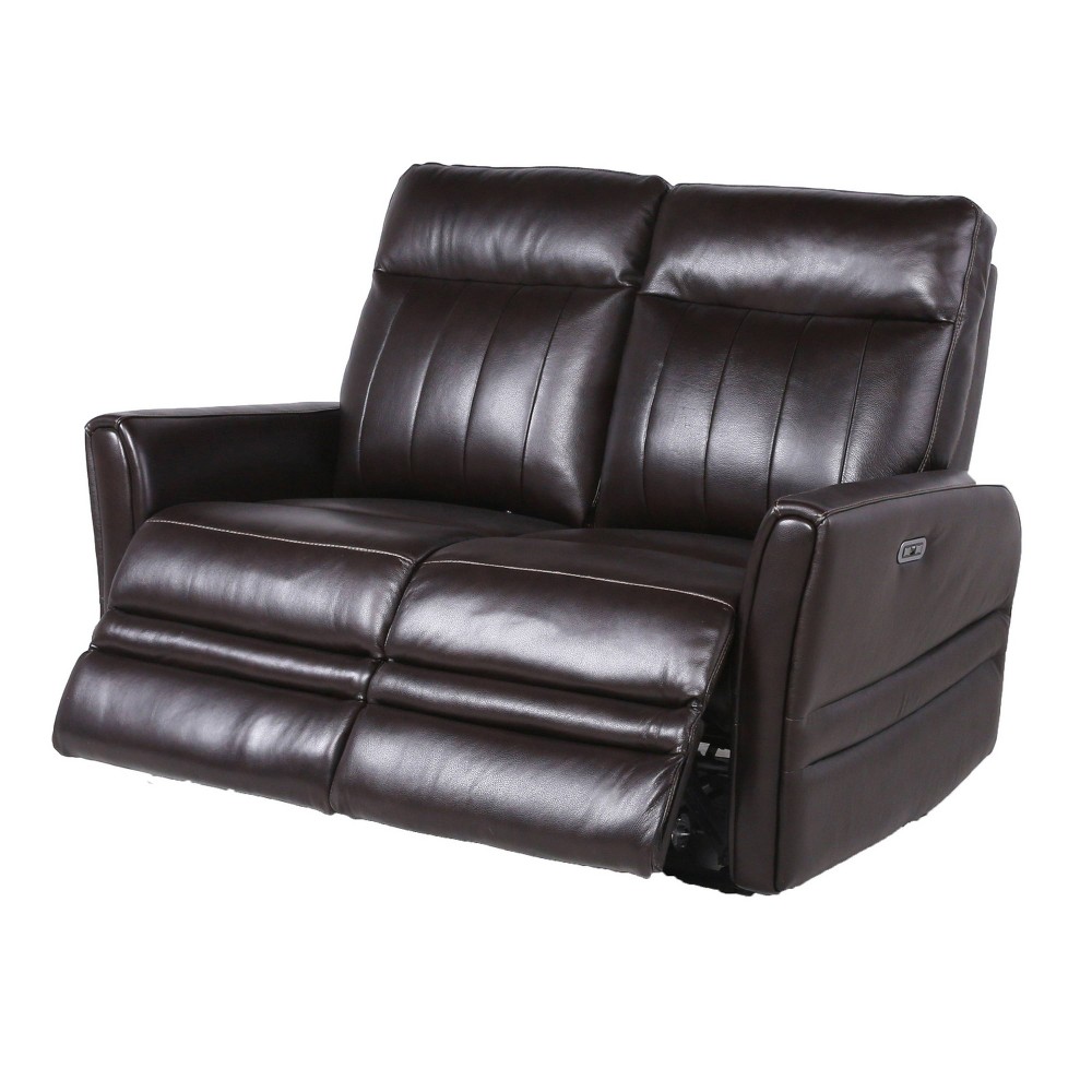 Photos - Sofa Coachella Power Recliner Loveseat Brown - Steve Silver Co.