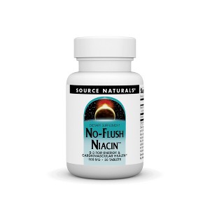 No-Flush Niacin 500mg by Source Naturals, Inc.  -  30 Tablet - 1 of 3