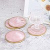 JDICTION 4 Pack Round Coaster Molds, Coaster Silicone Molds for Resin Casting, Geode Agate Silicone Coaster Epoxy Casting Mold - 4 of 4