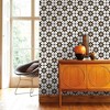 Tempaper & Co. Soleil Removable Peel and Stick Wallpaper, Moroccan Spice, 28 sq ft: Temporary Vinyl, Geometric Pattern - 2 of 4