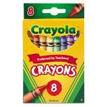 Crayola Crayons Peggable Assorted Colors 8 Per Box (52-3008)