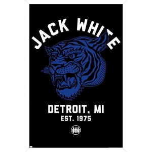 Trends International Jack White - Detroit, MI Framed Wall Poster Prints - 1 of 4
