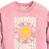 Boys' - Peanuts - Retro Floral Woodstock Graphic Long Sleeve Fleece Sweatshirt - 2 of 4