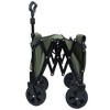 CAVINAS Expandable Dual-Layer Shopping Cart,Lightweight Folding Wagon with 100% Extra Space,Utility Cart for Camping,Shopping,Sports,Gardening - 4 of 4