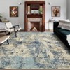Indoor Soft Modern Abstract Area Rugs Machine Washable Low Pile Non Slip Foldable Carpet for Living Room Bedroom Easy Care Room Decor - 2 of 4