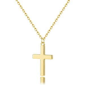 14k Gold Plated/Silver Plated Pendant Necklaces Simple Cute Tiny Necklace Jewelry - 1 of 4
