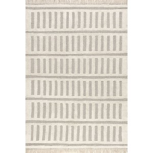 Nuloom Merrick Tasseled Cotton and Wool Area Rug - 1 of 4
