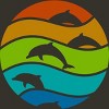 Junior's Design By Humans dolphin art By hkartist T-Shirt - 2 of 3