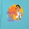 Girl's Blippi Meekah Imagine the Future Crop Top T-Shirt - image 2 of 3