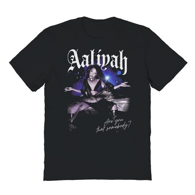 Aaliyah Men's That Somebody Logo Short Sleeve Graphic Cotton T-shirt