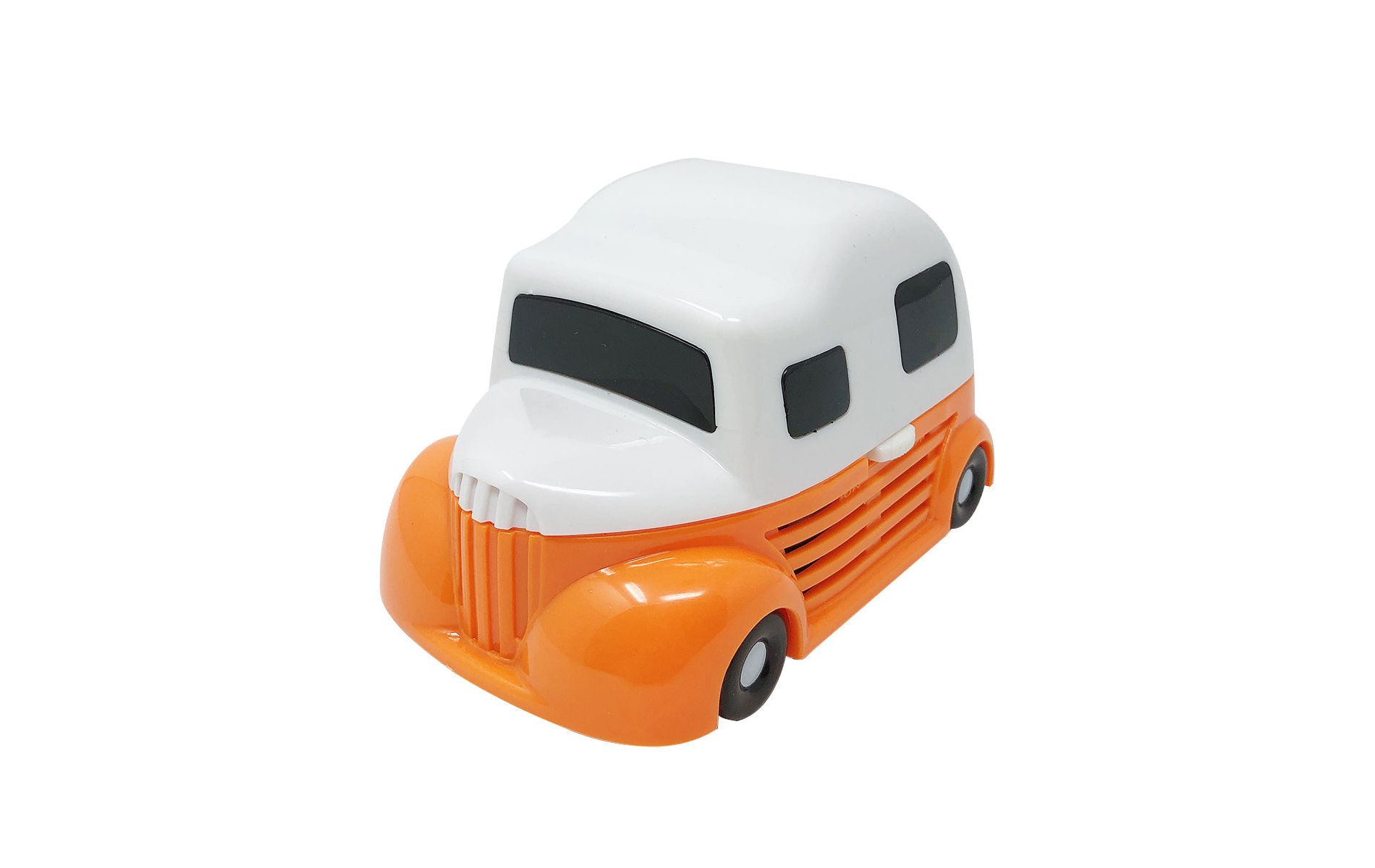 Wrapables Cute Portable Mini Vacuum Cleaner for Home and Office, Orange Truck