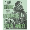 Girl's Star Wars Darth Vader St. Patrick's Day Luck Is Strong With This One T-Shirt - 2 of 4