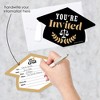 Big Dot of Happiness Law School Grad - Shaped Fill-in Invitations - Future Lawyer Graduation Party Invitation Cards with Envelopes - Set of 12 - 2 of 4