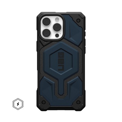 UAG iPhone 16 Pro Max Case Monarch Pro, Premium Carbon Fiber/Leather Inlay, Compatible with MagSafe