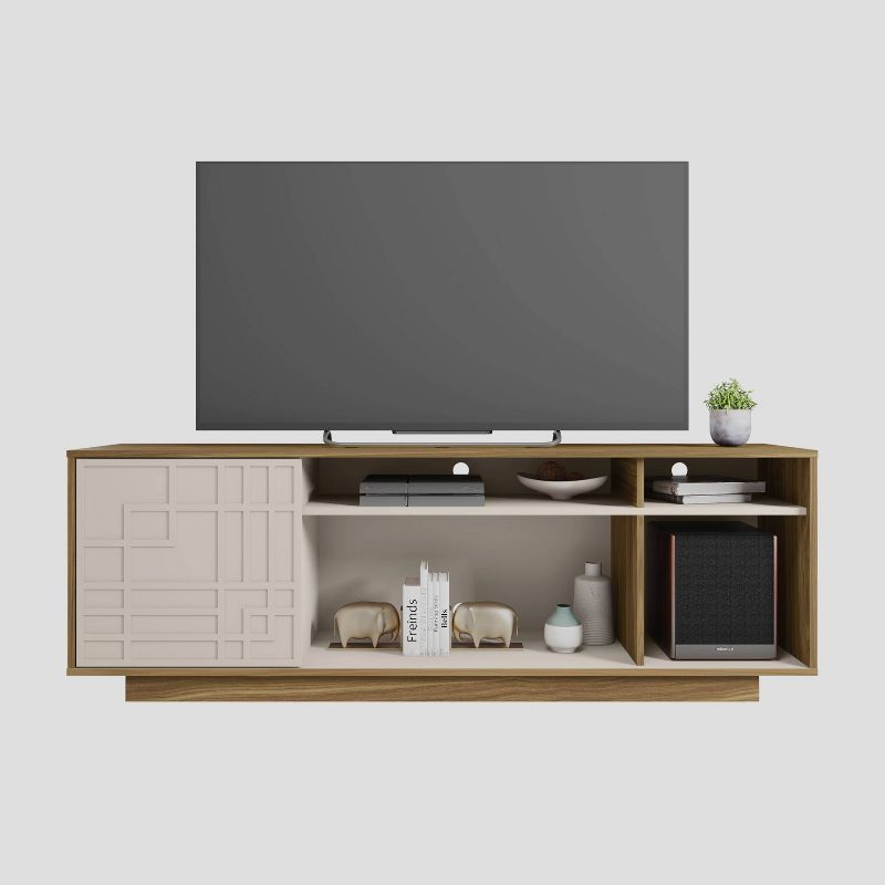 Techni Mobili Contemporary TV Stand for TVs up to 70&#34; Oak, 6 of 8