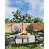 Sturdy 2-Tier HDPE Adirondack Side Table - Weather Resistant for Patio, Poolside, Porch - Indoor/Outdoor - 3 of 4