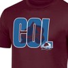 NHL Colorado Avalanche Men's Solid Short Sleeve T-Shirt - image 3 of 3