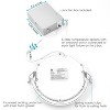 Luxrite 6 Inch Ultra Thin LED Recessed Light with J-Box, 12W, 5 Color Selectable 2700K - 5000K, Dimmable Wafer Light, 1000 Lumens, IC Rated 4 Pack - 3 of 4