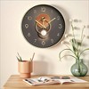 REGALWOVEN Modern Plastic Exquisite Battery Powered Silent Wall Clock 12 x 12 x 1.6 Inches - 2 of 4