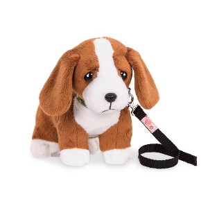 Our Generation Pet Dog Plush with Posable Legs - Basset Hound Pup - 1 of 3