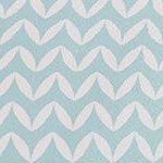puffed chevron / light blue