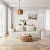 Whisen Modular Sofa Bed - Oversized, Convertible, Soft Corduroy Cloud Velvet Fabric, Two Person Combination - 2 of 4