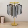 YIYIBYUS Round Garment Rack, Floor Standing Rotatable Clothing Rack, Portable Retail Display Stand - 2 of 4