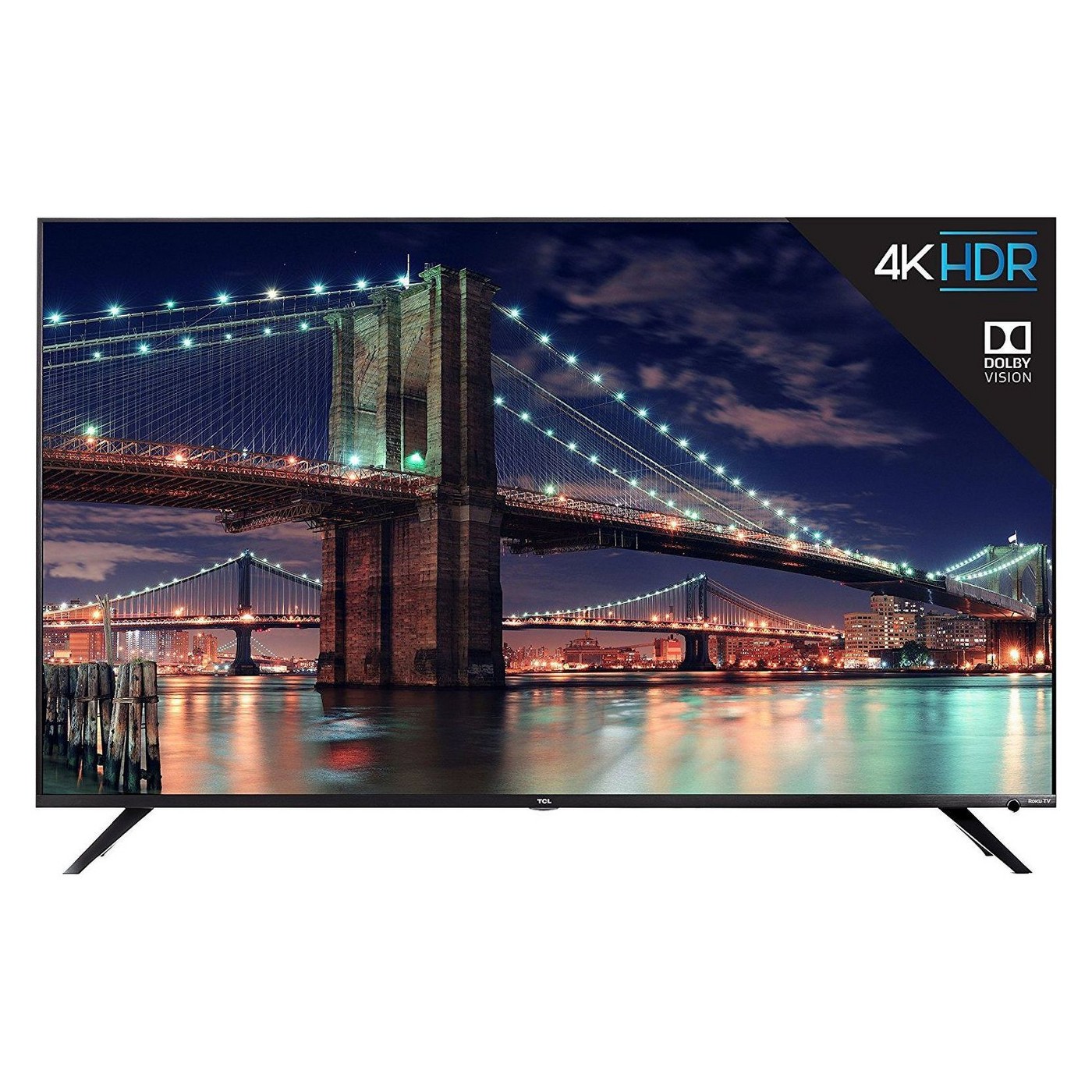 TCL 55-inch Class 4K Dolby Vision HDR Roku Smart LED TV