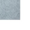 Knightsbridge Arch Bath Rug Cotton Non Skid Back, Light Blue - 2 of 4