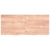 vidaXL Bathroom Countertop Light Brown 55.1"x23.6"x(0.8"-1.6") Treated Solid Wood - 3 of 4