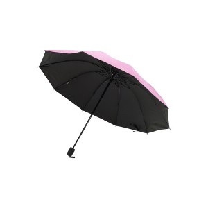 Unique Bargains Outdoor Umbrella 10-rib Little Beauty Manual Sun Protection Impact Cloth Vinyl 42.52"x29.13" 1 Pcs - 1 of 4