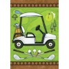 Golf Spring House Flag Cart Clubs Sports 28" x 40" Briarwood Lane - 3 of 4