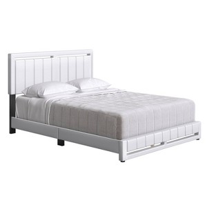 Sloan Vertical Stitched Upholstered Platform Bed - Eco Dream - 1 of 4