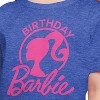 Girls' - Barbie - Birthday Short Sleeve Graphic T-Shirt - 2 of 4