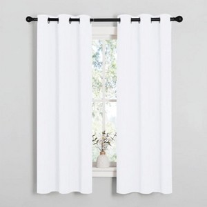 NICETOWN Grommet Top Blackout Curtains, Thermal Insulated Noise Reducing Window Drapes (Set of 2) - 1 of 4