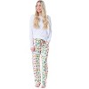 Star Wars Womens' The Mandalorian The Child Tropical Sleep Pajama Pants White - image 2 of 4