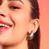 SOHI Women's Teardrop Hoop Earrings - 4 of 4