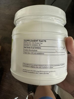 Thorne Research, Creatine (462 g)