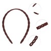 Unique Bargains Women's Classic Elegant Frosted Chain Hairband 5.51"x4.72" 1 Pc - 2 of 4