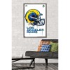 Trends International NFL Los Angeles Rams - Drip Helmet 20 Framed Wall Poster Prints - 2 of 4