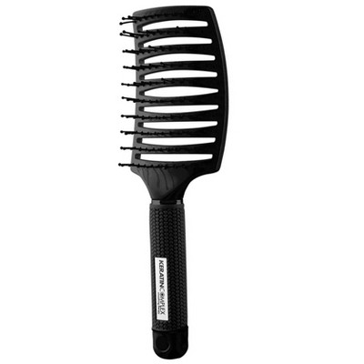Keratin Complex Curved Vent Brush - Black
