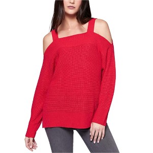 Sanctuary Clothing Womens Amelie Cold Shoulder Pullover Sweater - 1 of 1