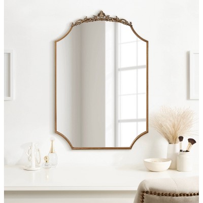 Arendahl Gold Scalloped Baroque Bathroom Mirror