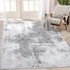 Washable Area Rug, Vintage Distressed Accent Rugs, Non-Slip Indoor Front Door Mat, Low-Pile Stain Resistant Kitchen Rug, Room Decor Carpet - 2 of 4