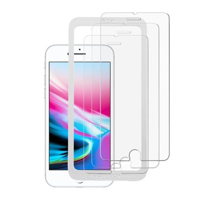 Valor 3-Pack Clear Tempered Glass LCD Screen Protector Film Cover For Apple iPhone 6/6s/7/8
