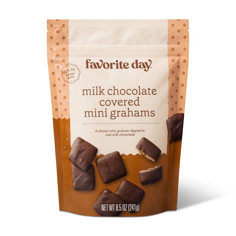 Milk Chocolate Covered Mini Grahams - 8.5oz - Favorite Day&#8482;, 1 of 8