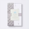 Wipeable Changing Pad Cover with Plush Sides Arrows - Cloud Island™  Gray - image 4 of 4