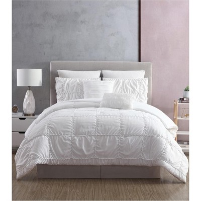 Modern Threads 7 Piece Embellished Comforter Set Kate White. : Target