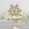Gold Metal & Marble Christmas Stocking Holder - 2 of 4